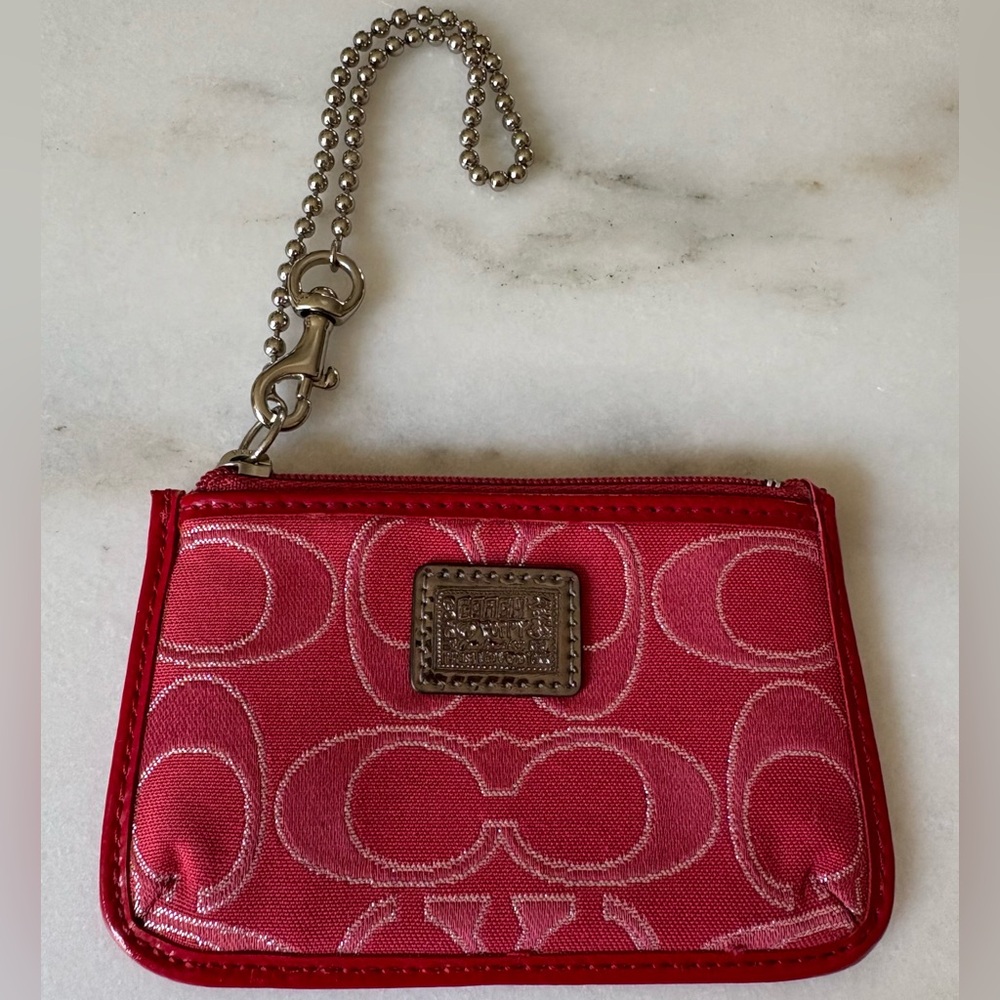 COACH Poppy ID holder/credit card/coin purse